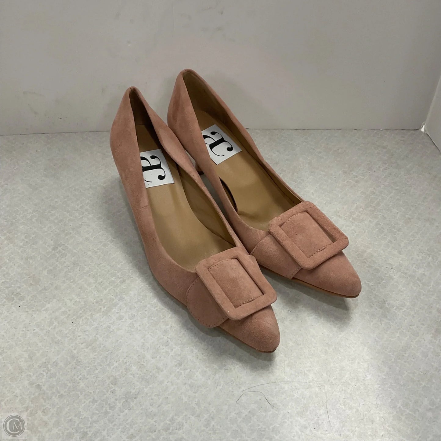 Shoes Heels Kitten By Andrea Carrano In Pink, Size: 9