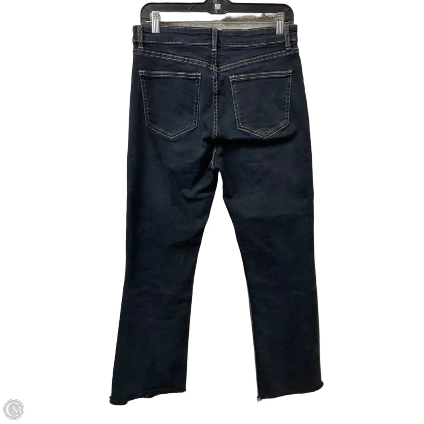 Jeans Cropped By Zara In Black Denim, Size: 10