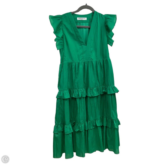 Dress Casual Midi By Amanda Uprichard In Green, Size: Xs