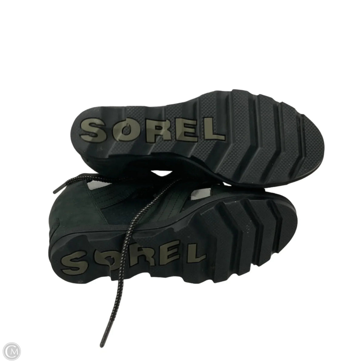Sandals Heels Wedge By Sorel In Black, Size: 9