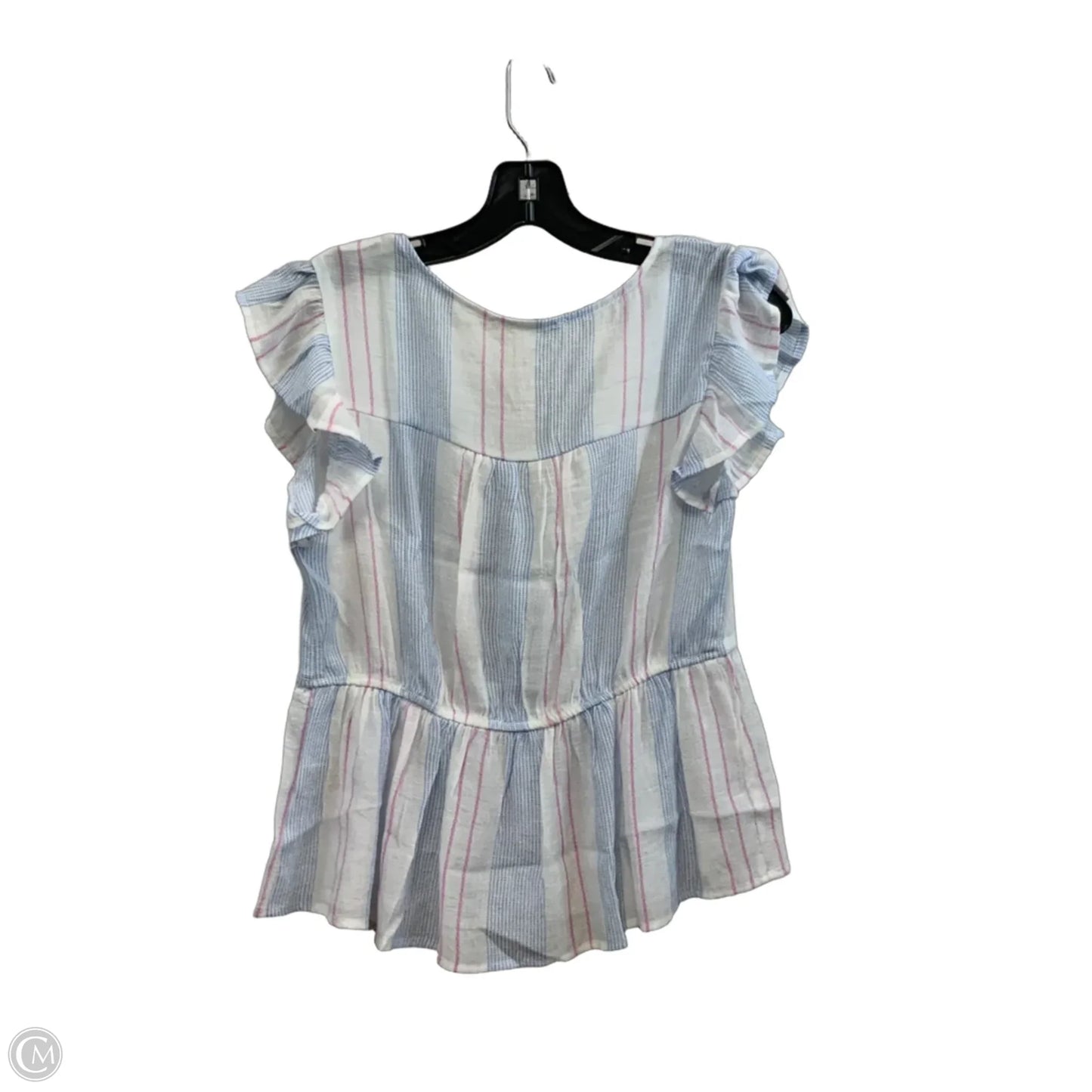 Top Sleeveless By Blu Pepper In Blue, Size: S