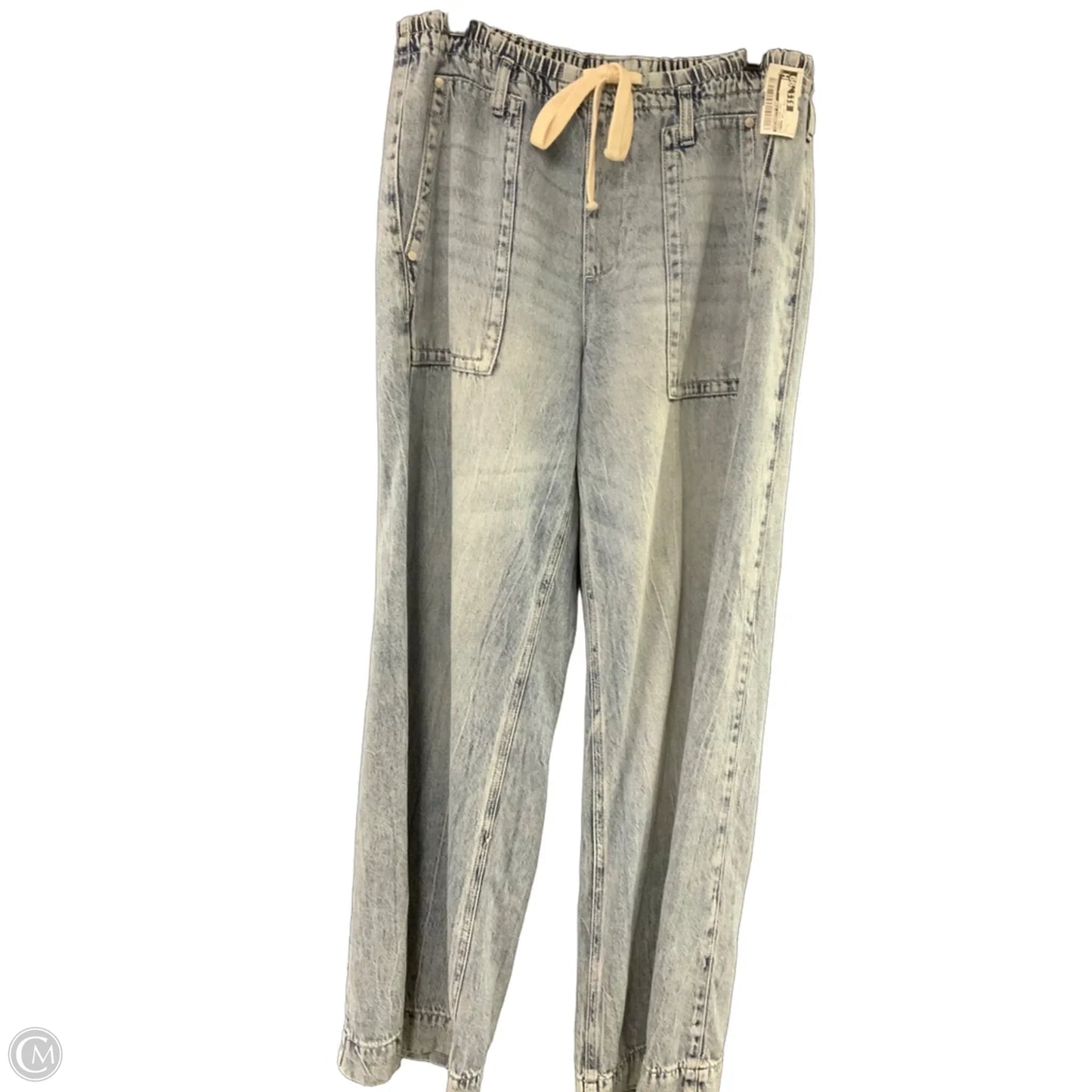Jeans Wide Leg By Celebrity Pink In Blue Denim, Size: L