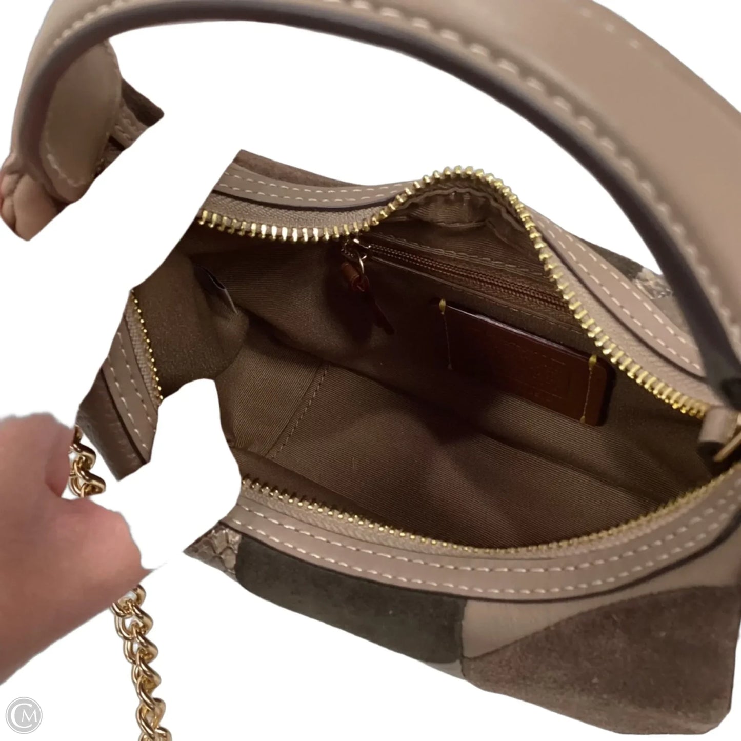 Crossbody Designer By Coach, Size: Small