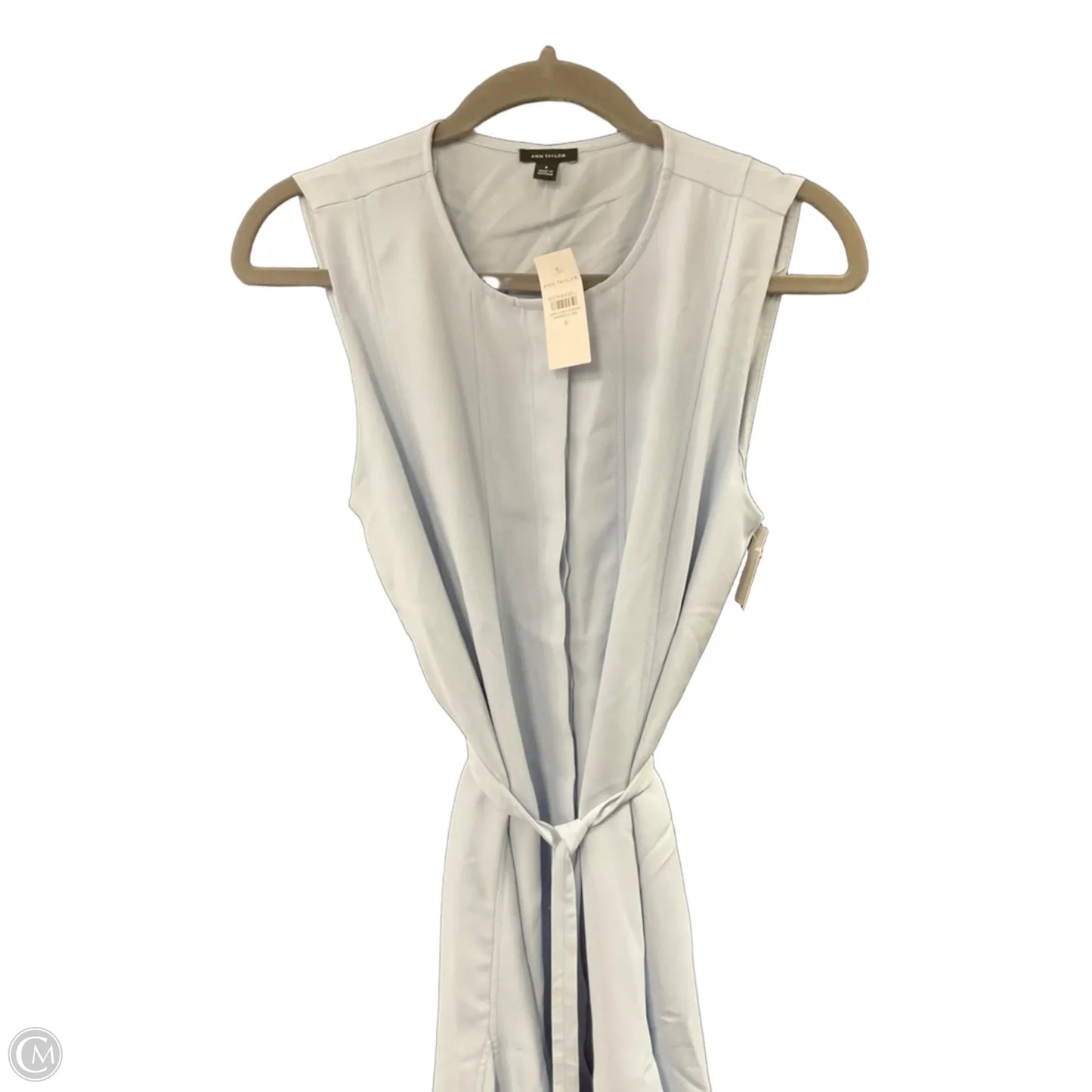 Dress Casual Midi By Ann Taylor In Blue, Size: 8