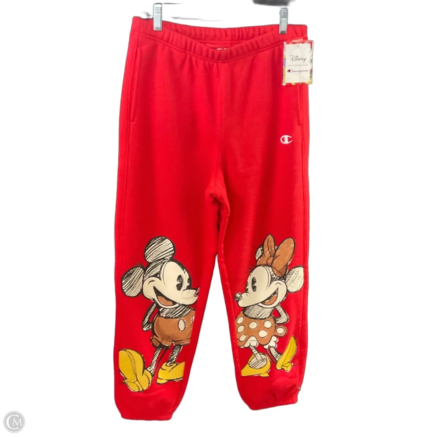 Athletic Pants 2pc By Champion In Red, Size: M
