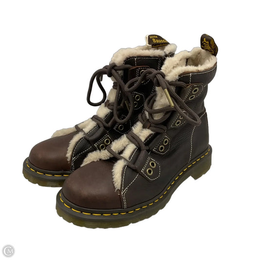 Boots Ankle Flats By Dr Martens In Brown, Size: 9