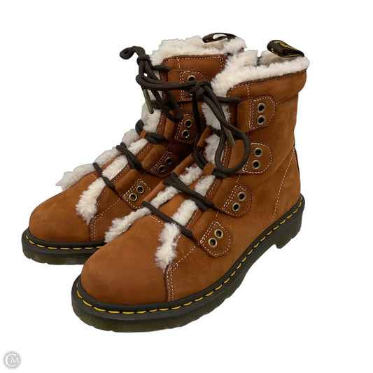 Boots Ankle Flats By Dr Martens In Brown, Size: 10