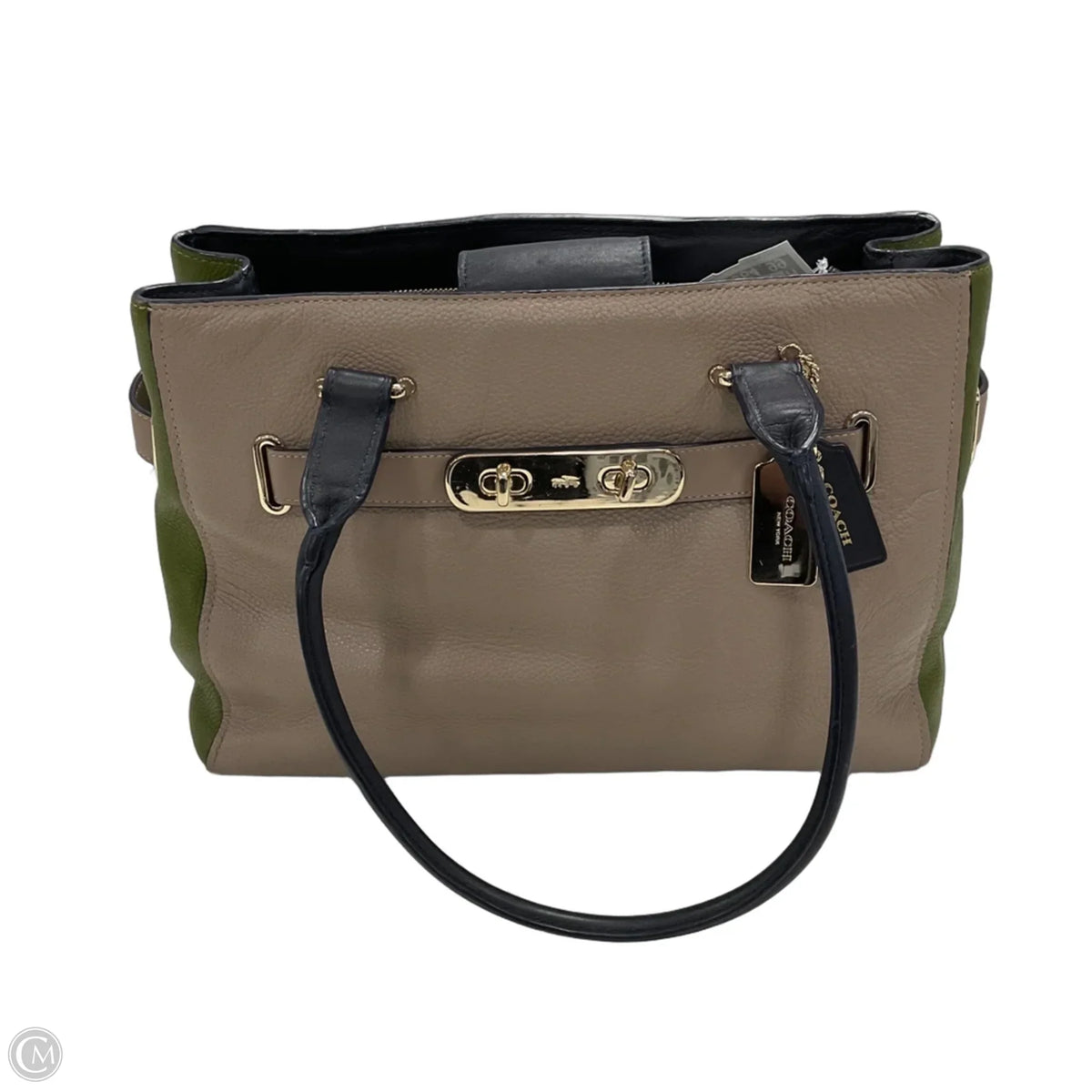 Handbag Designer By Coach, Size: Medium
