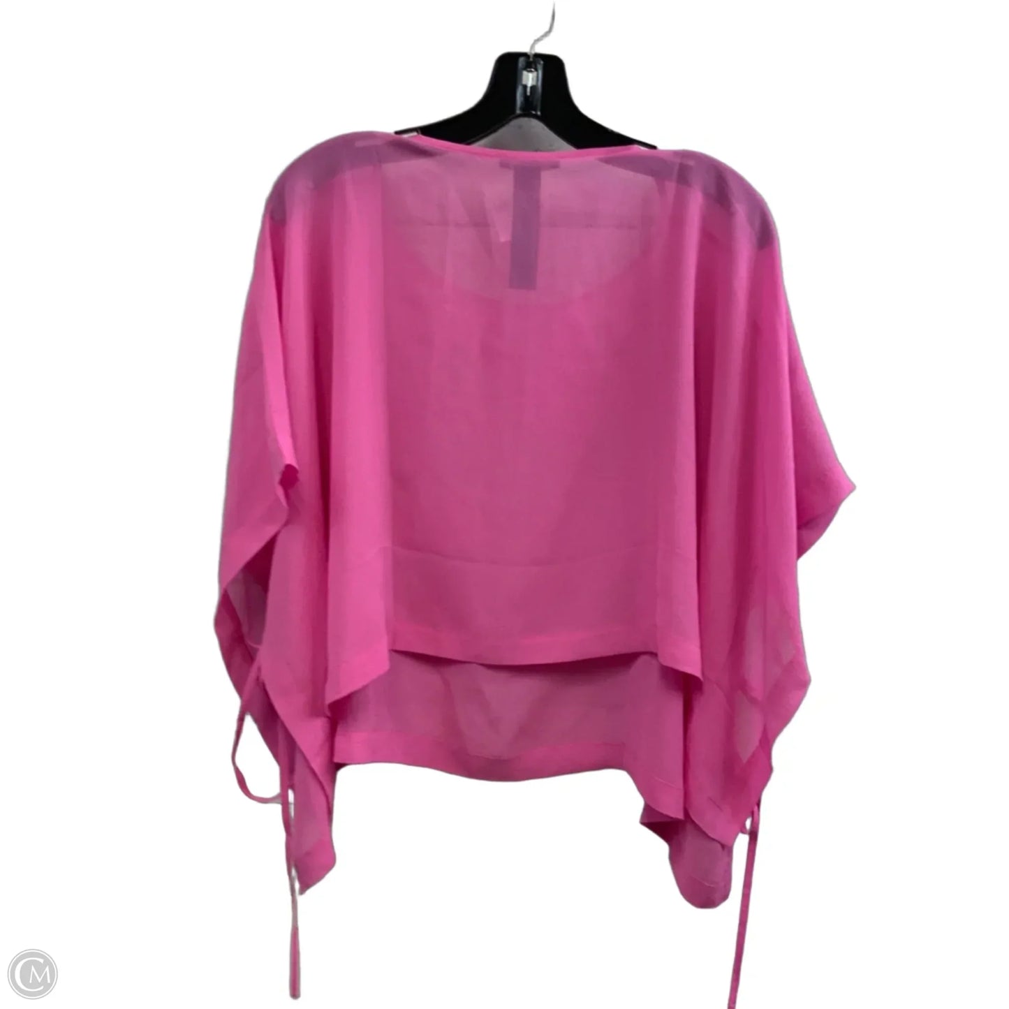 Top Short Sleeve Basic By Eileen Fisher In Pink, Size: Xs