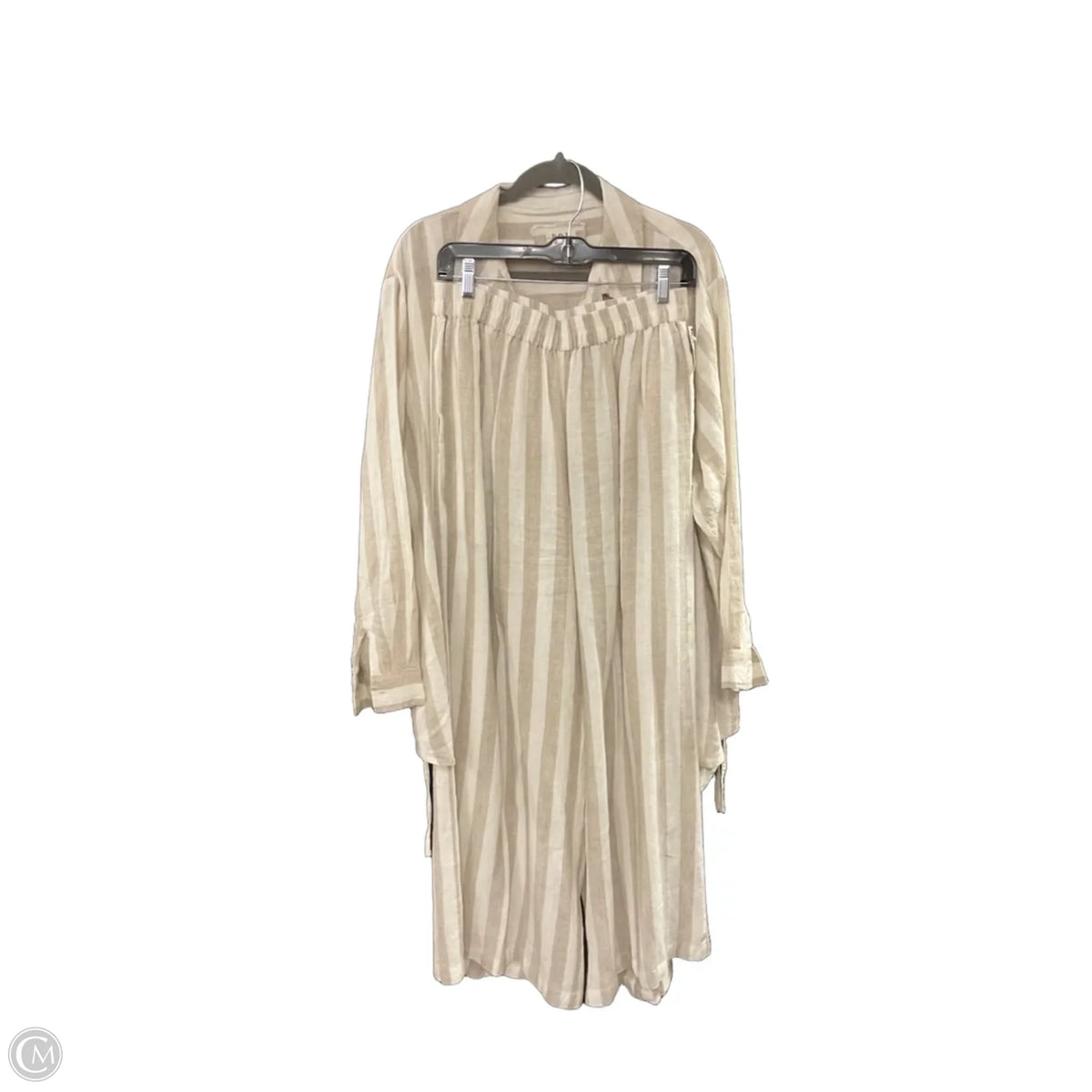 Pants Set 2pc By Pol In Cream, Size: M