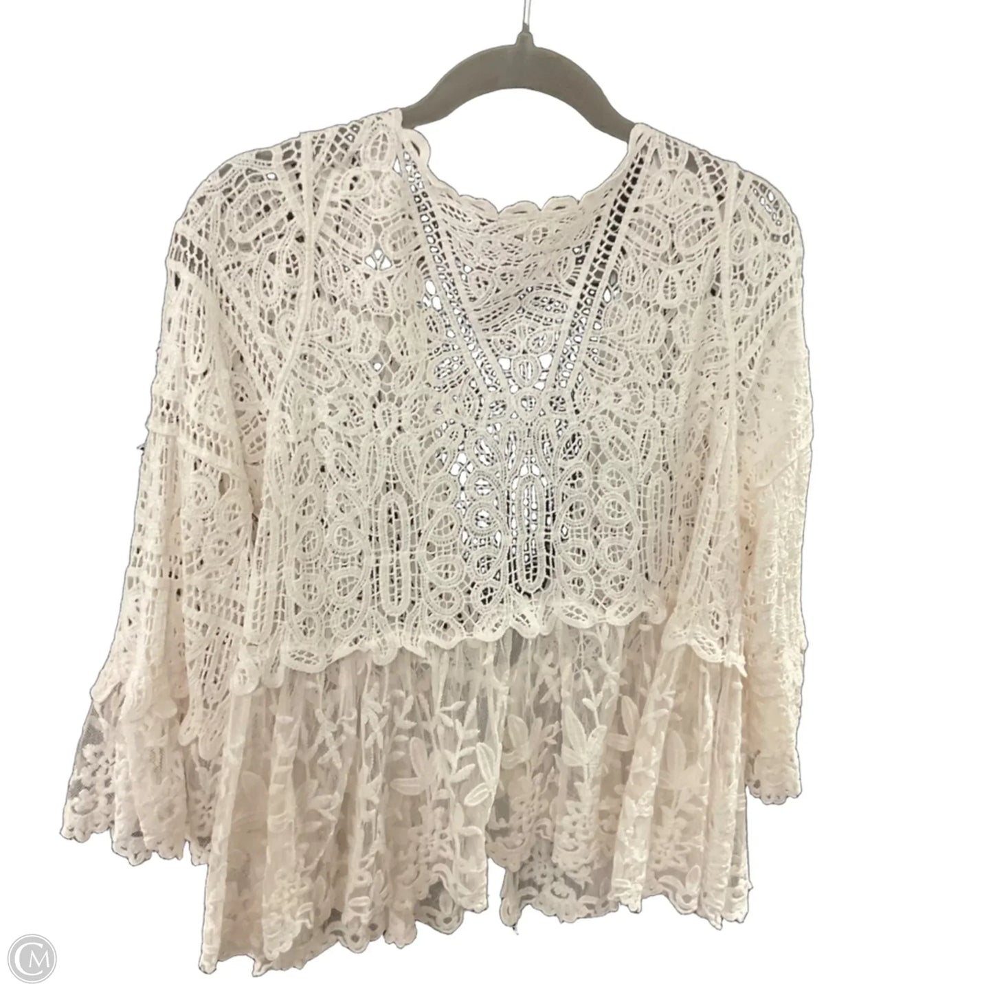 Sweater By Pol In White, Size: Osfm