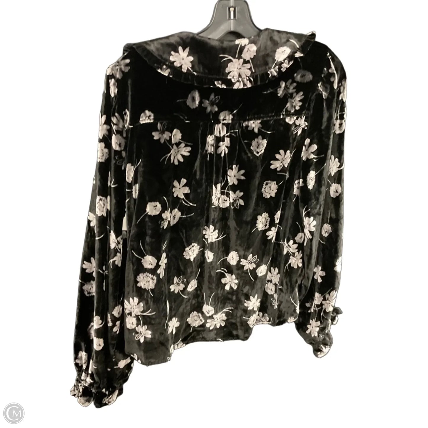 Blouse Long Sleeve By Pilcro In Black, Size: M