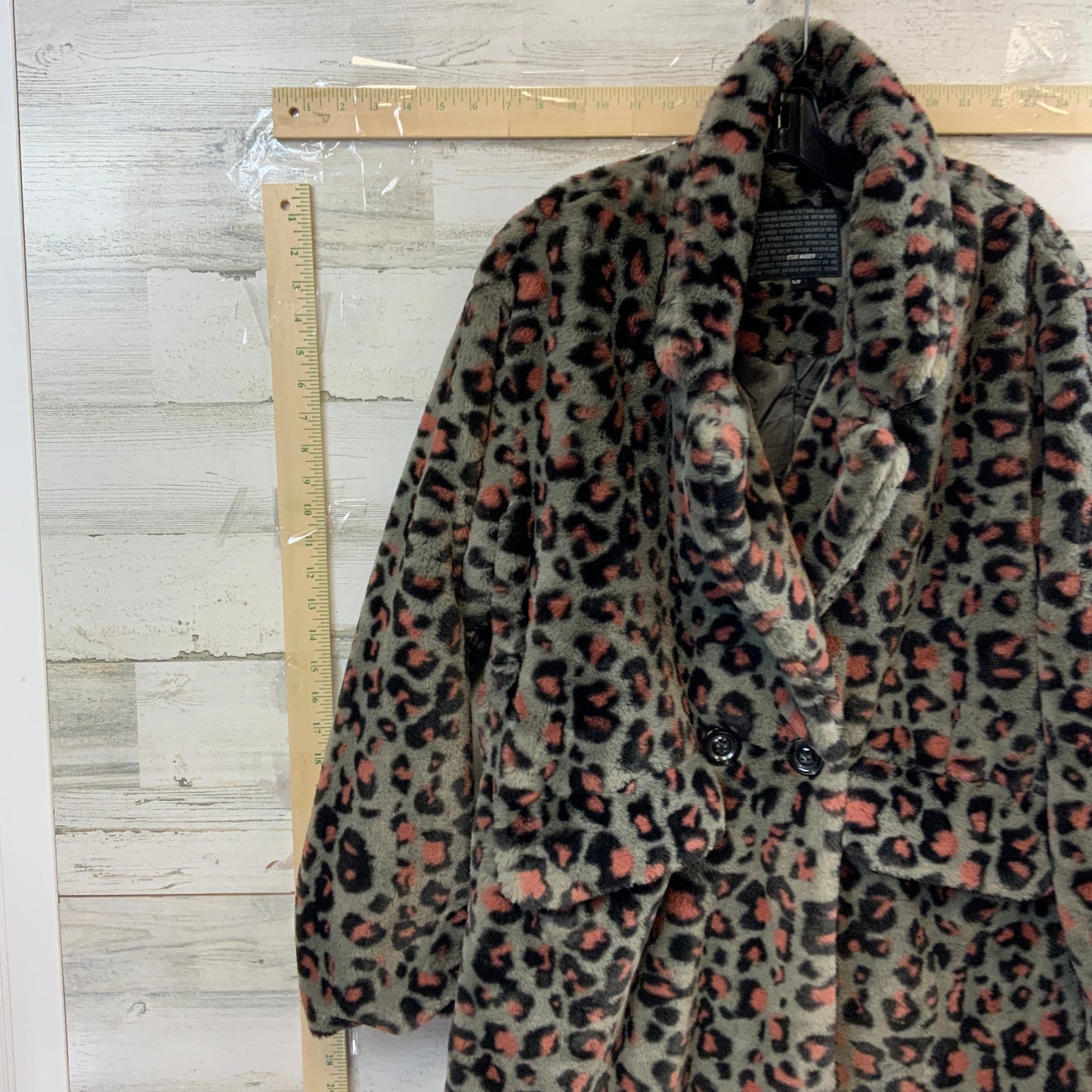 Coat Faux Fur & Sherpa By Steve Madden  Size: S