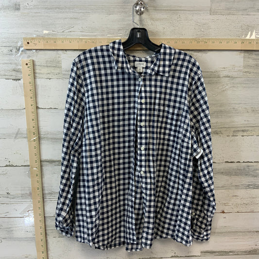 Blouse Long Sleeve By J. Crew  Size: 3x