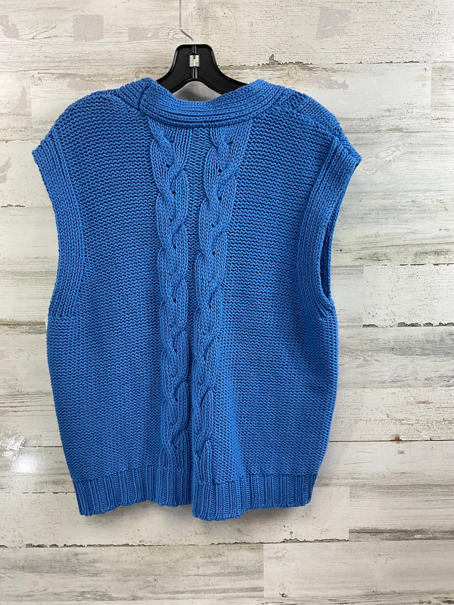 Vest Sweater By Pilcro In Blue, Size: S