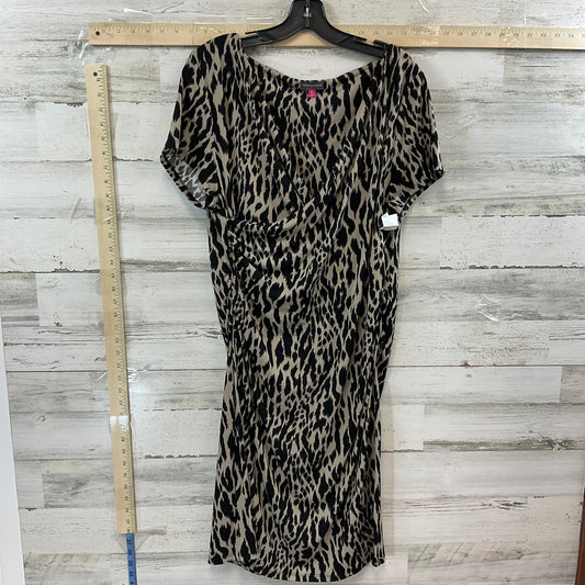 Animal Print Dress Casual Short Vince Camuto, Size Xl