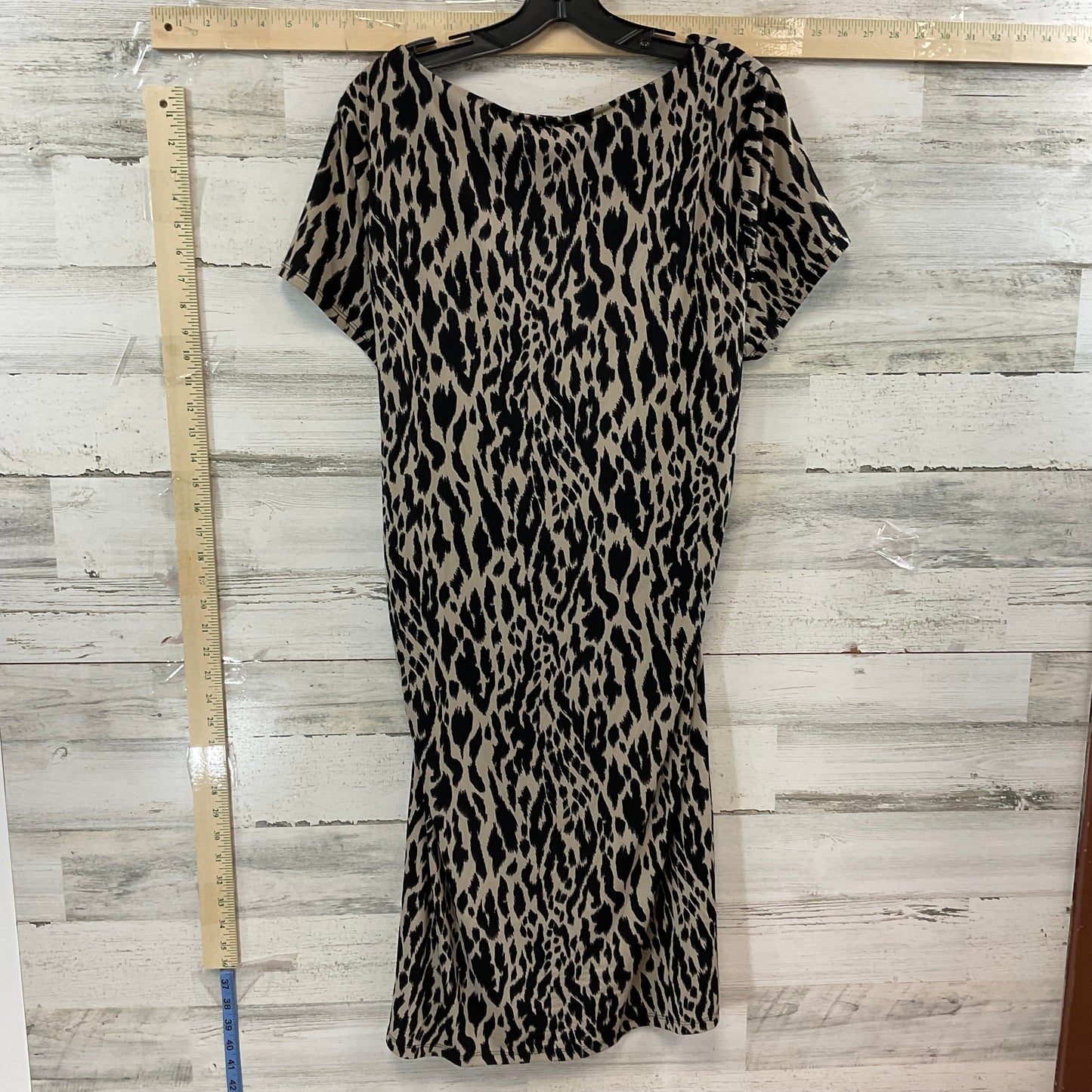 Animal Print Dress Casual Short Vince Camuto, Size Xl