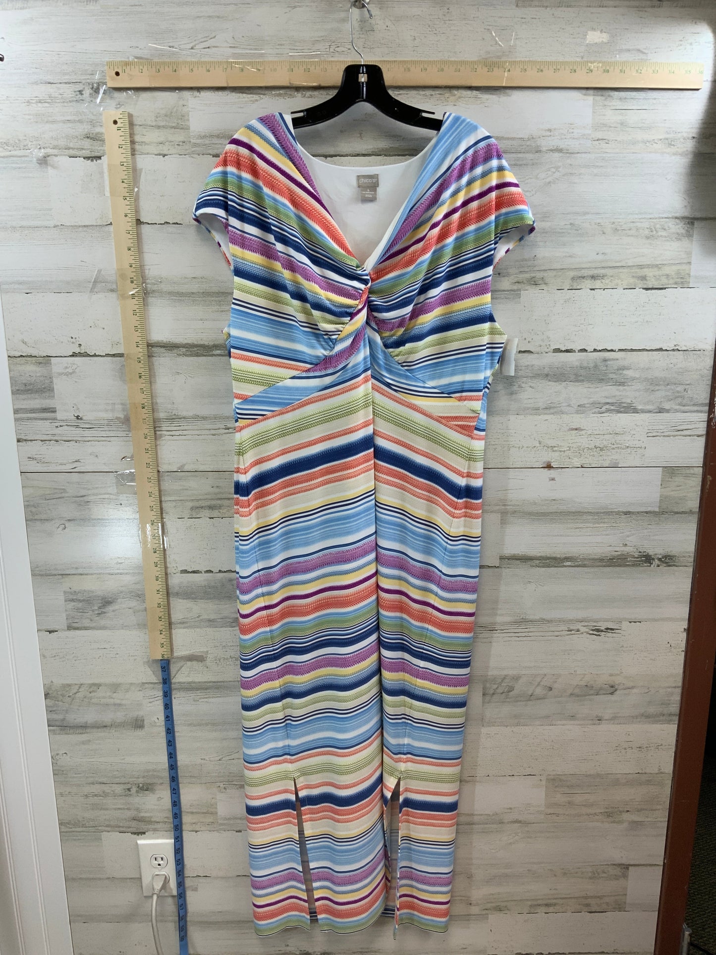 Blue Dress Casual Maxi Chicos, Size 1x