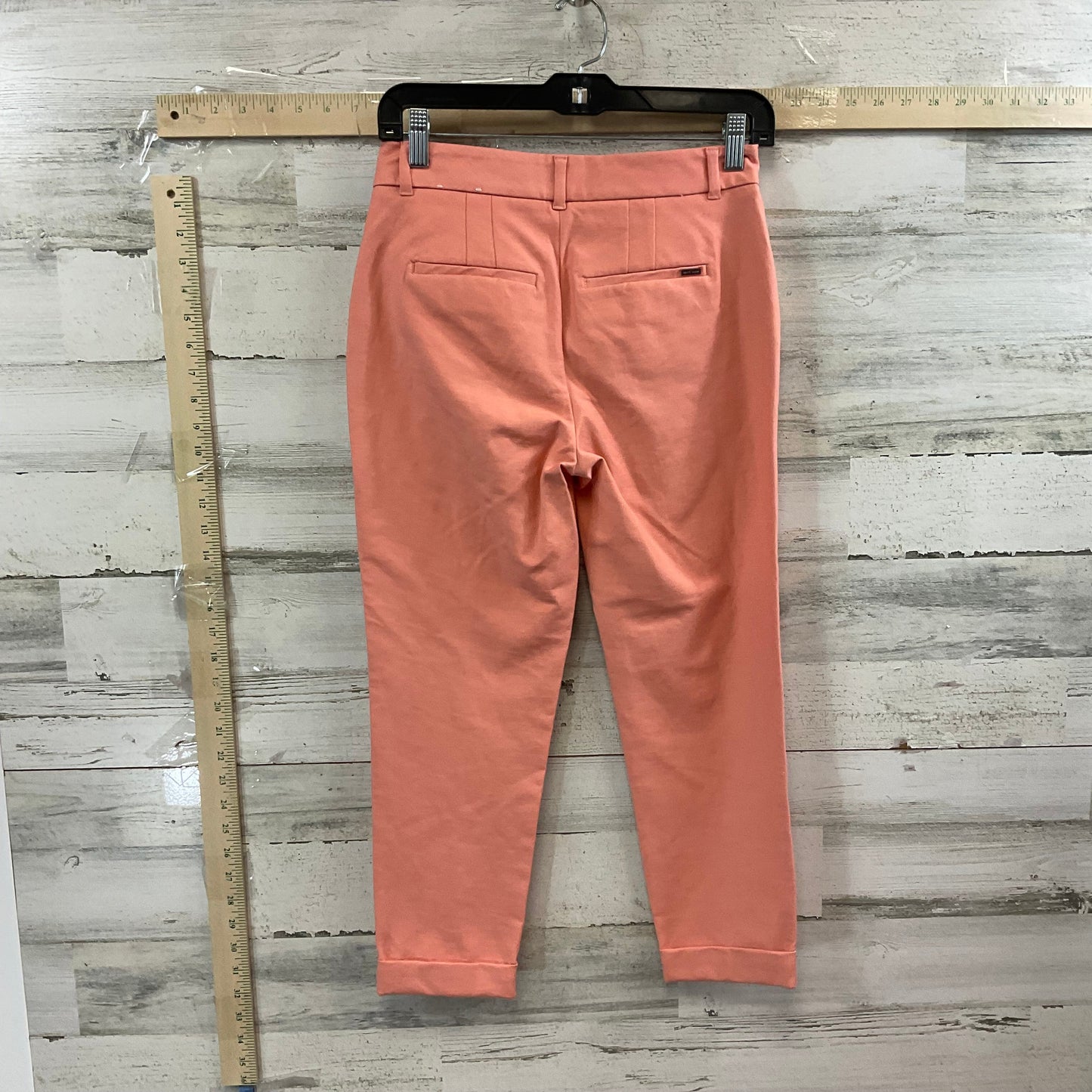 Peach Pants Cropped White House Black Market, Size 00