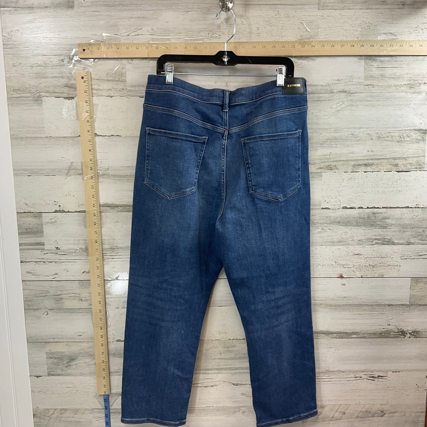 Blue Denim Jeans Straight Express, Size 16
