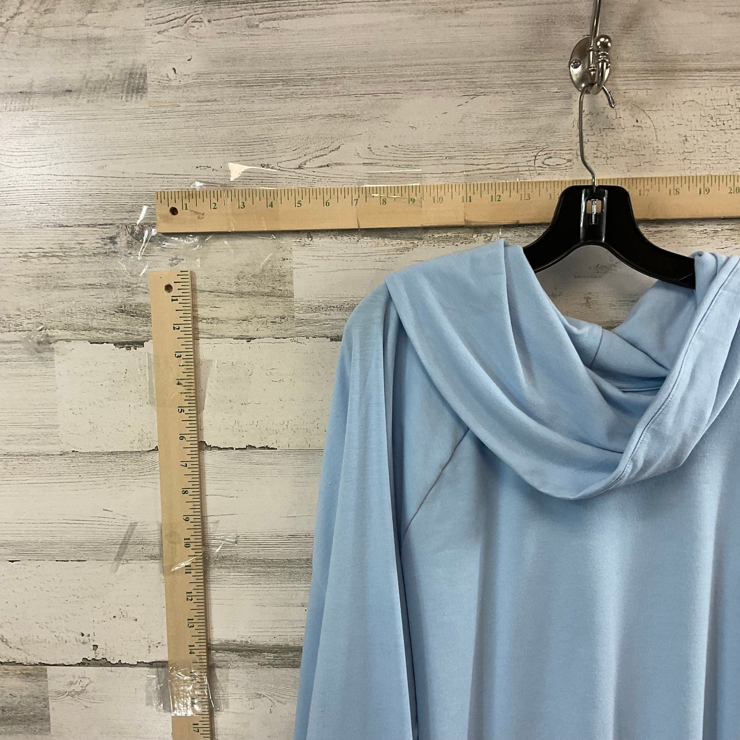 Blue Top Long Sleeve Karen Scott, Size 4x