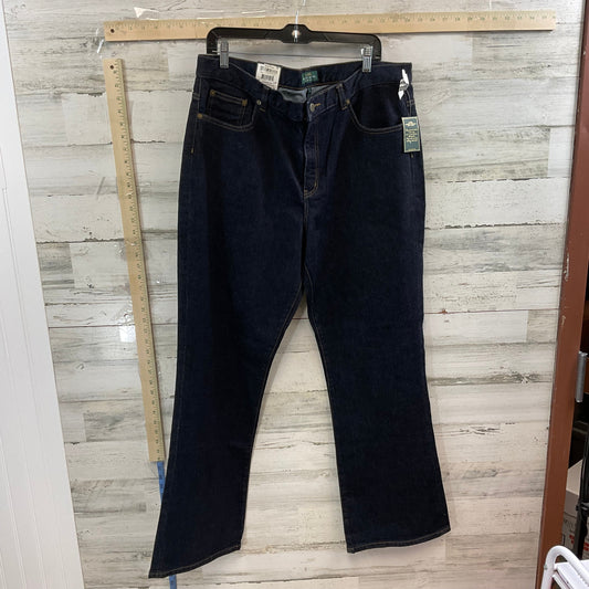 Blue Denim Jeans Boot Cut Lauren By Ralph Lauren , Size 16