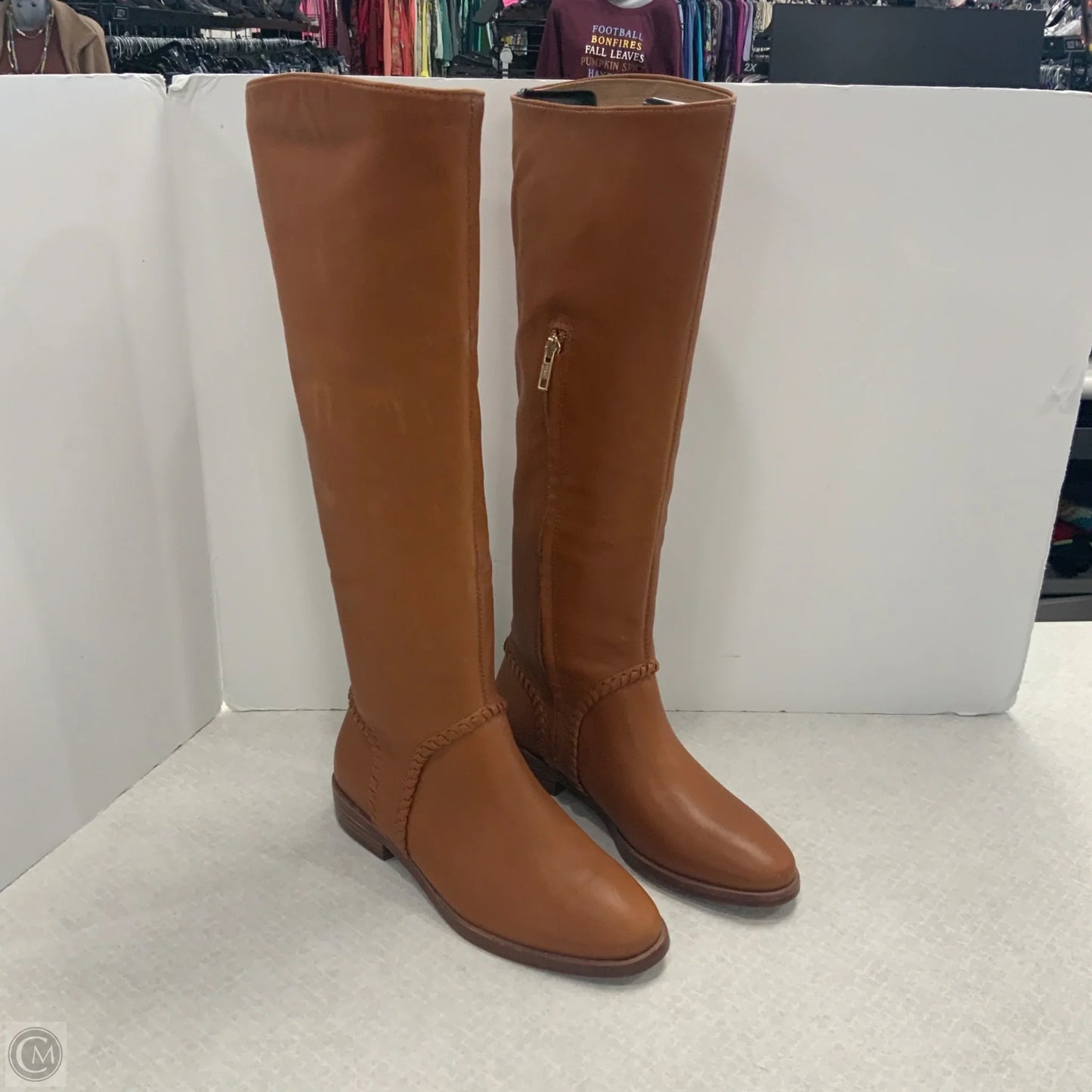 Boots Knee Flats By Ugg In Brown, Size: 7