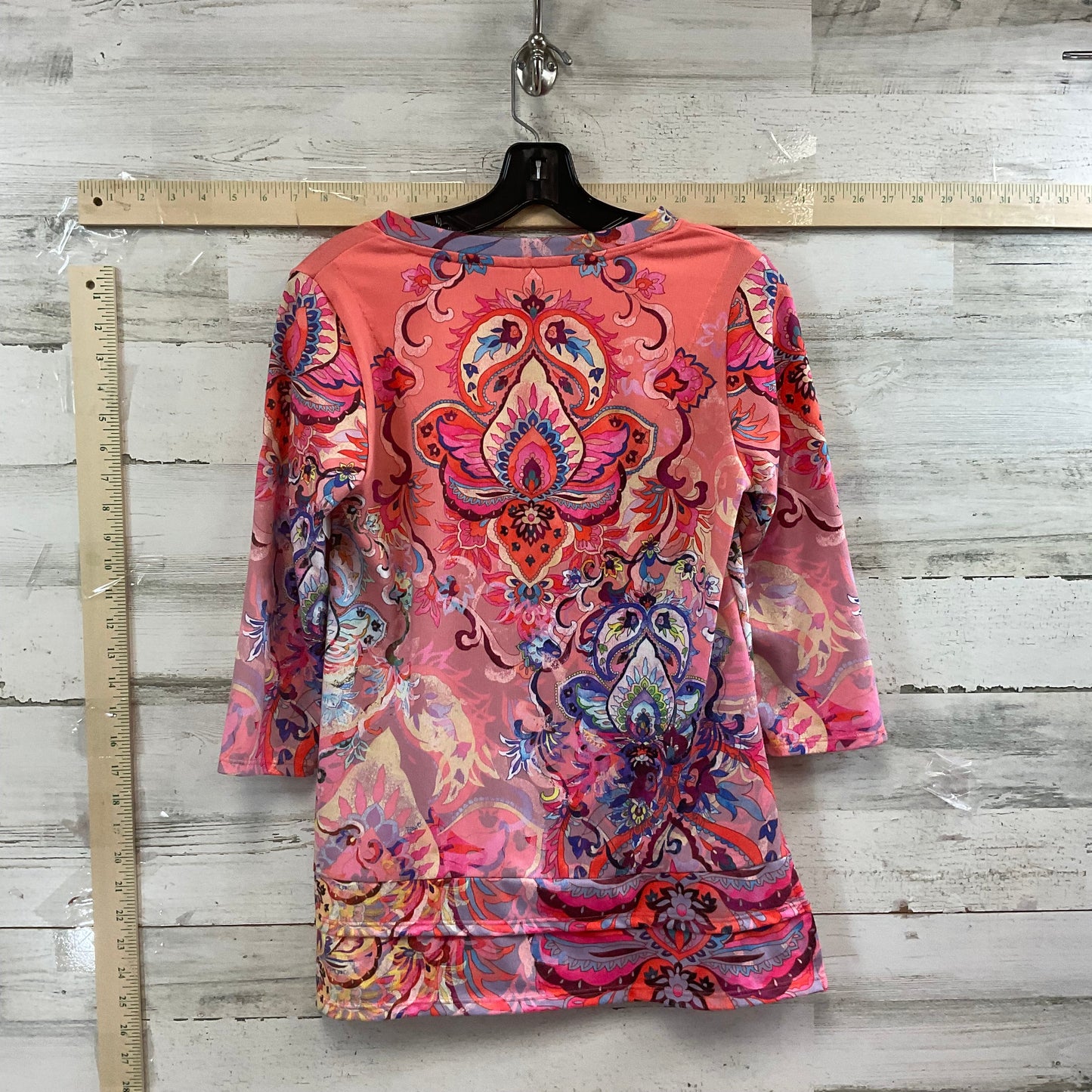 Peach Top 3/4 Sleeve Soft Surroundings, Size Xs