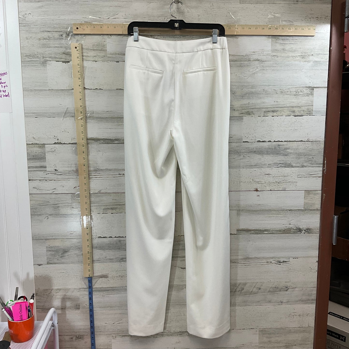 White Pants Dress Banana Republic, Size 8l