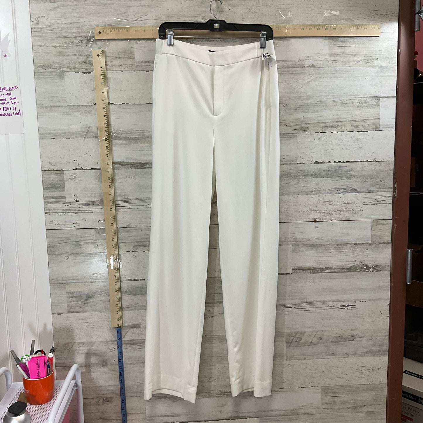 White Pants Dress Banana Republic, Size 8l