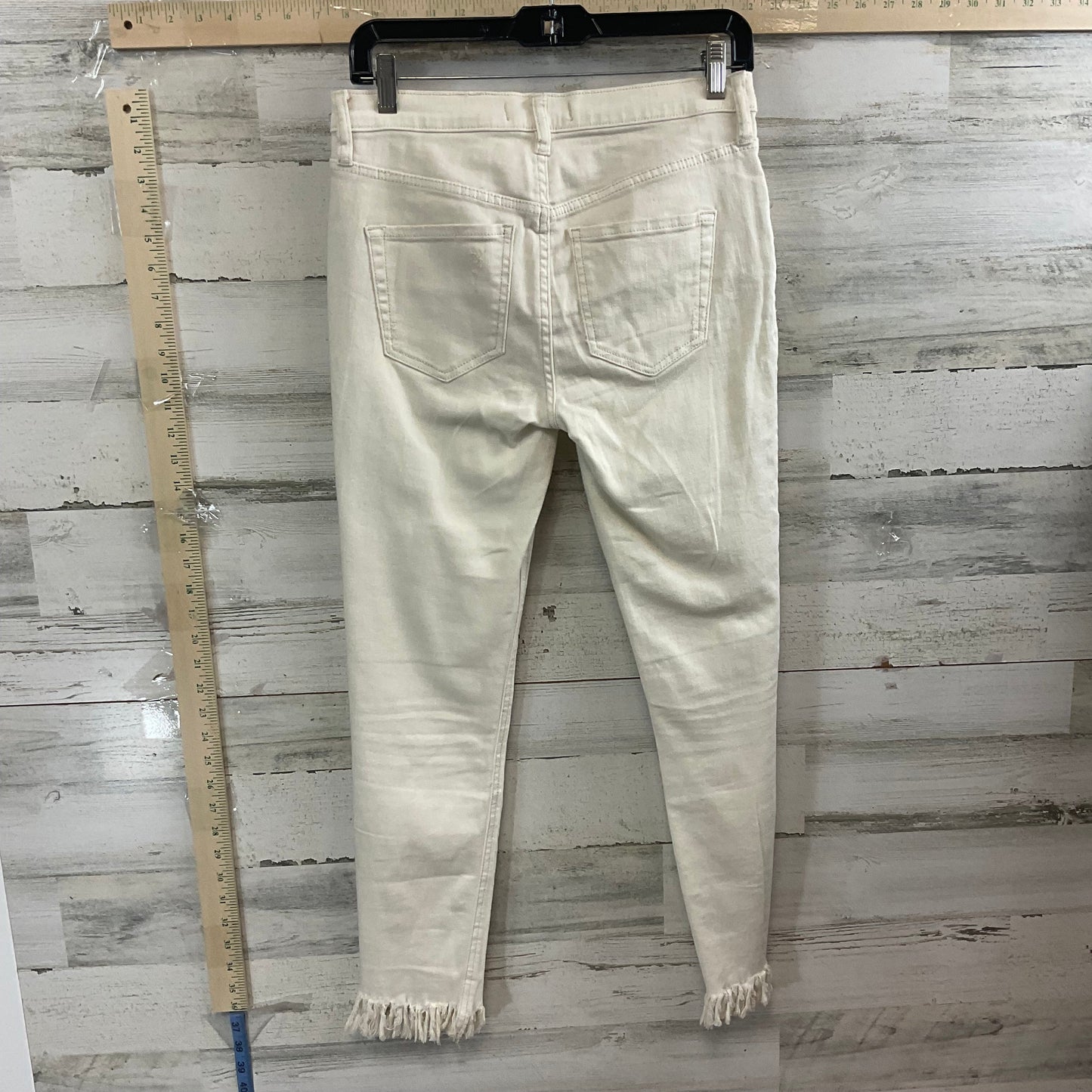 Cream Pants Cropped Free People, Size 2