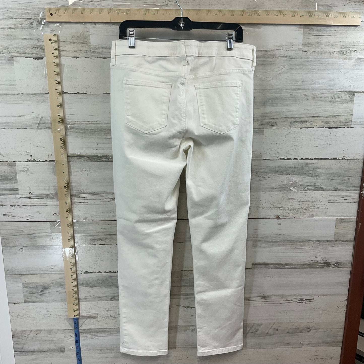 White Denim Jeans Straight Sonoma, Size 12