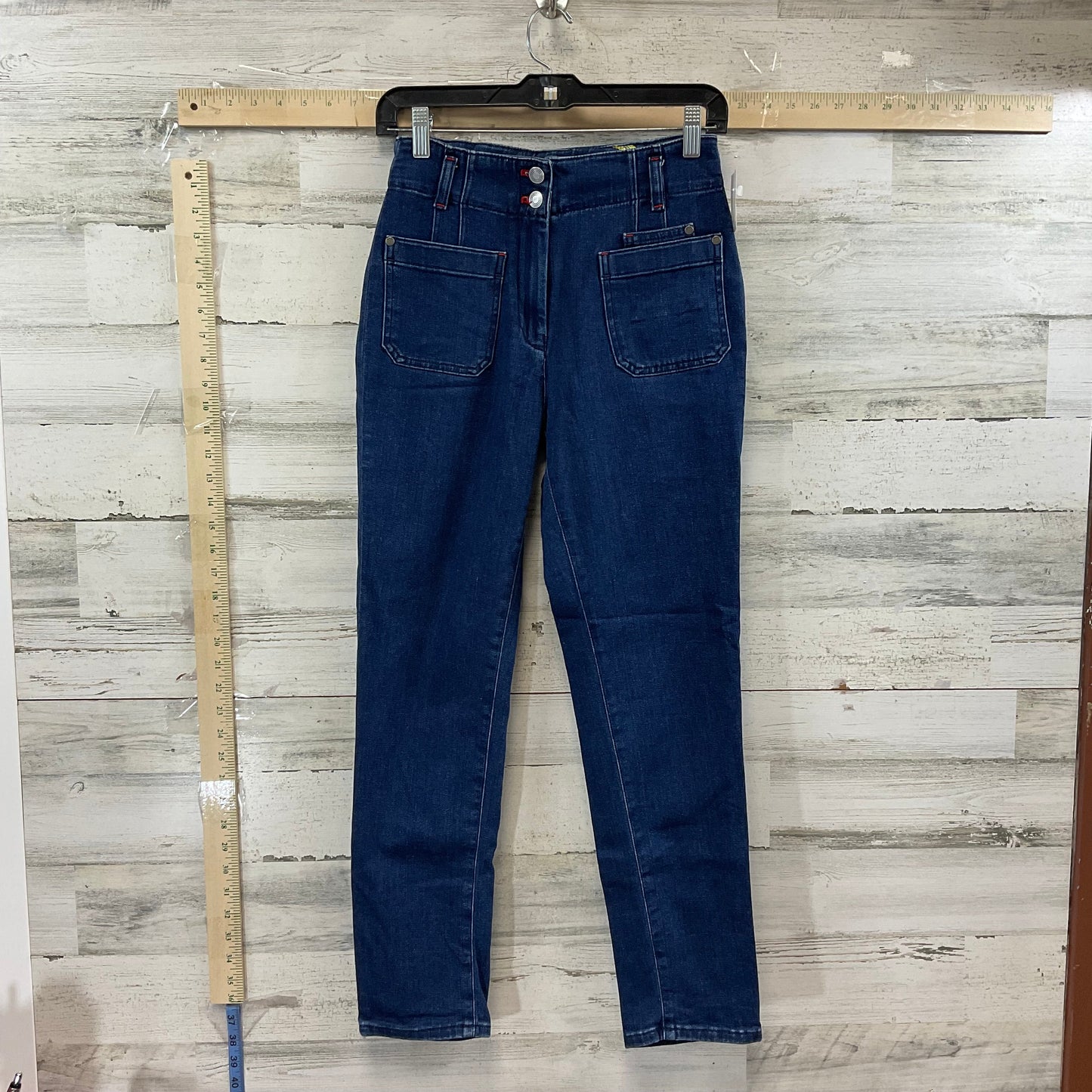 Blue Denim Jeans Straight Maeve, Size 4