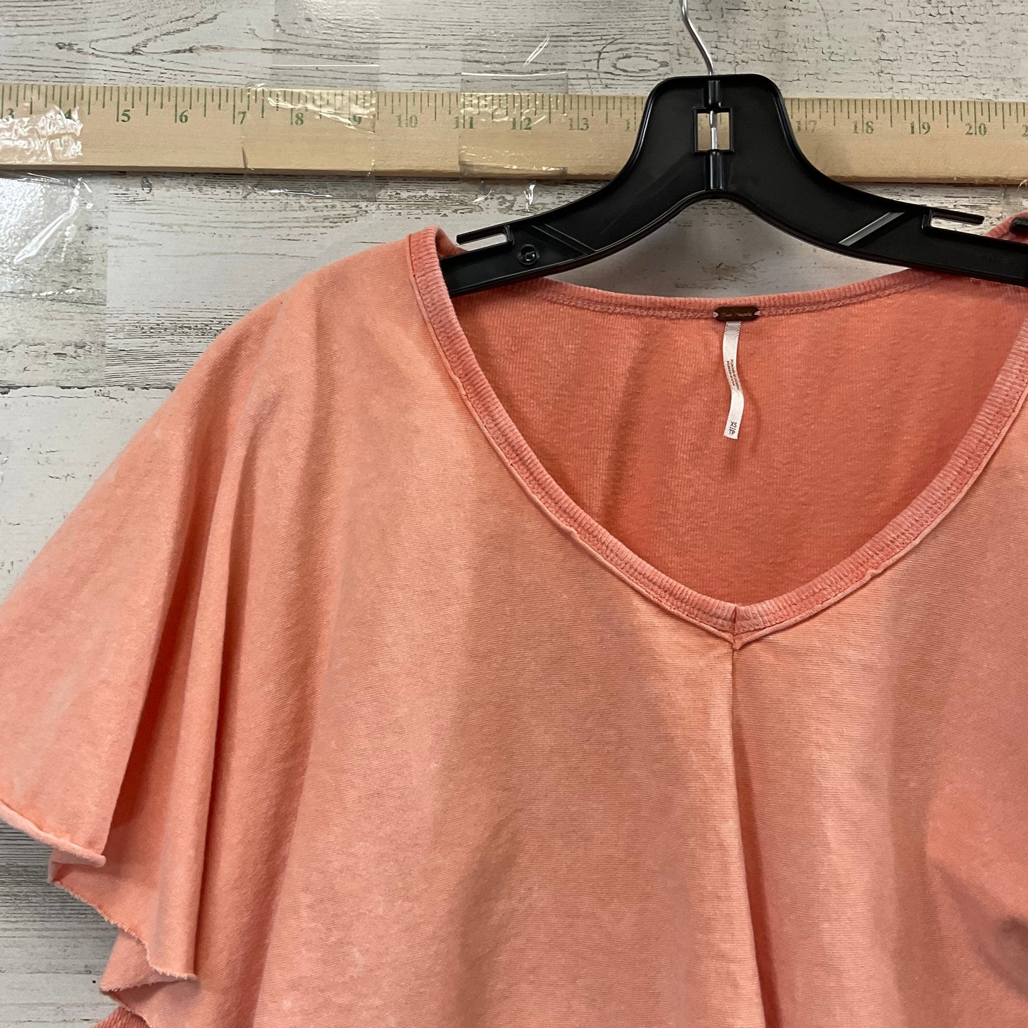 Peach Top Short Sleeve Free People, Size Xs