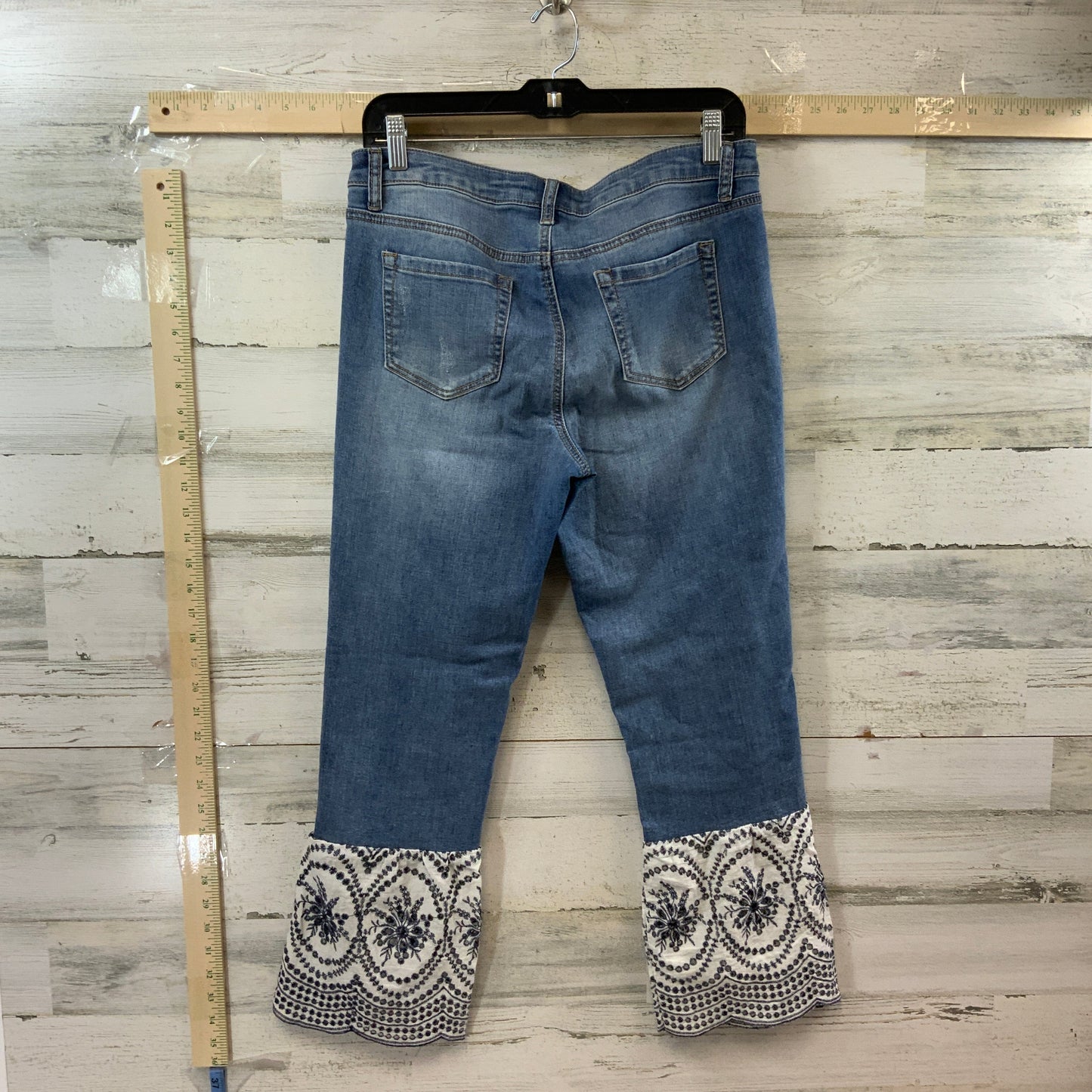 Blue Denim Jeans Straight Versona, Size 8