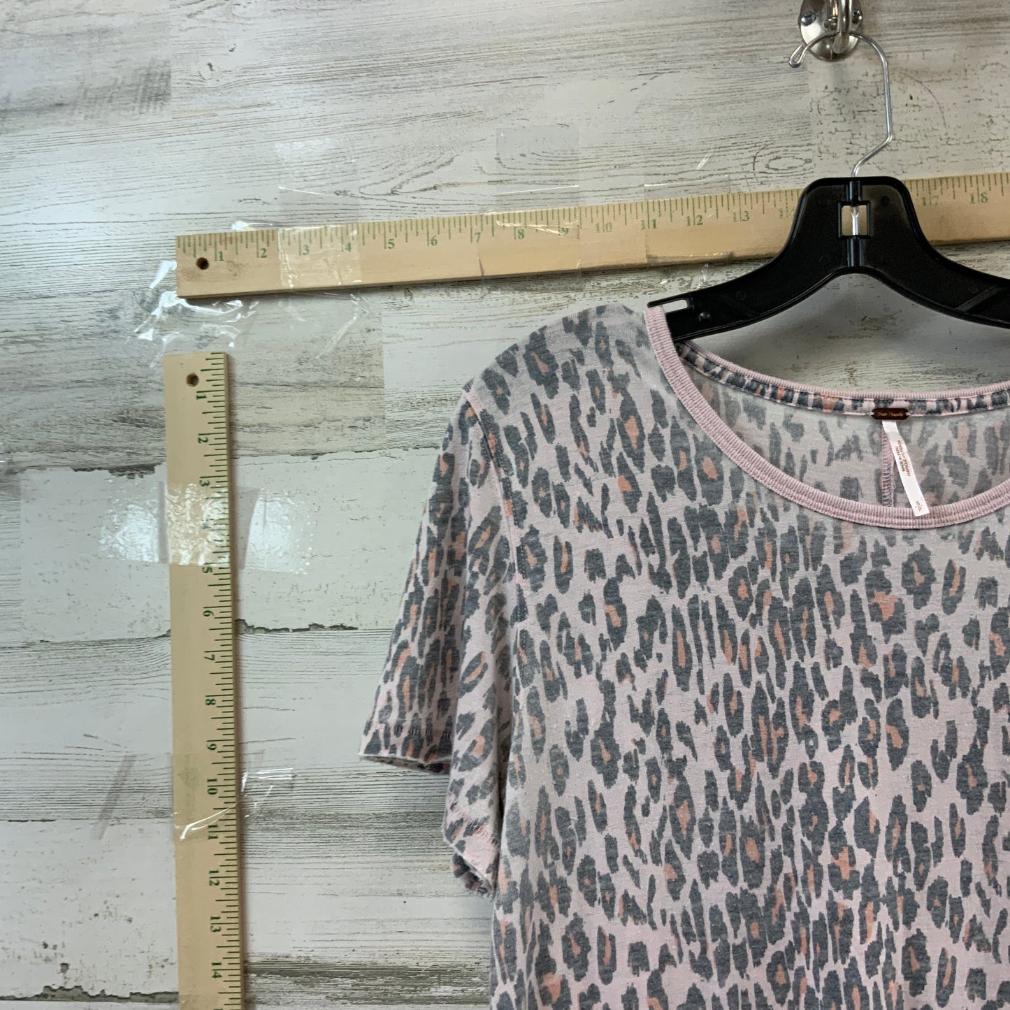 Pink Top Short Sleeve Free People, Size S