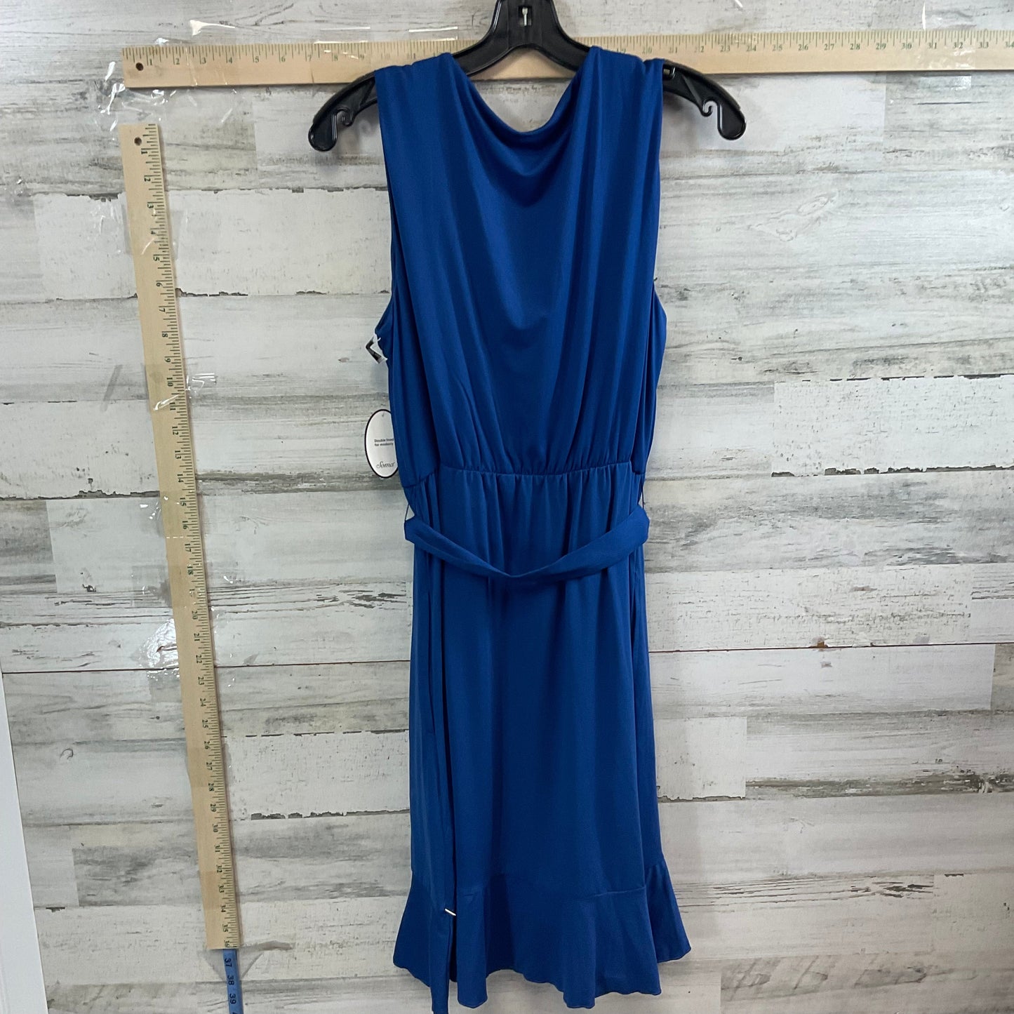 Blue Dress Casual Short Soma, Size L