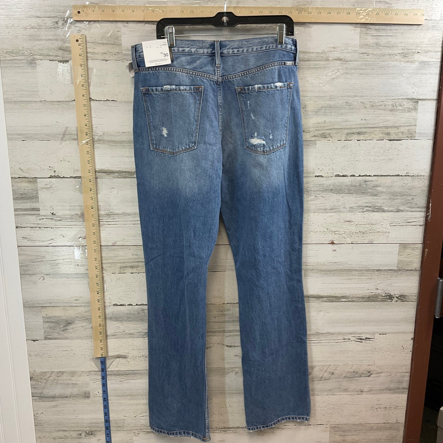 Blue Denim Jeans Straight Kancan, Size 10