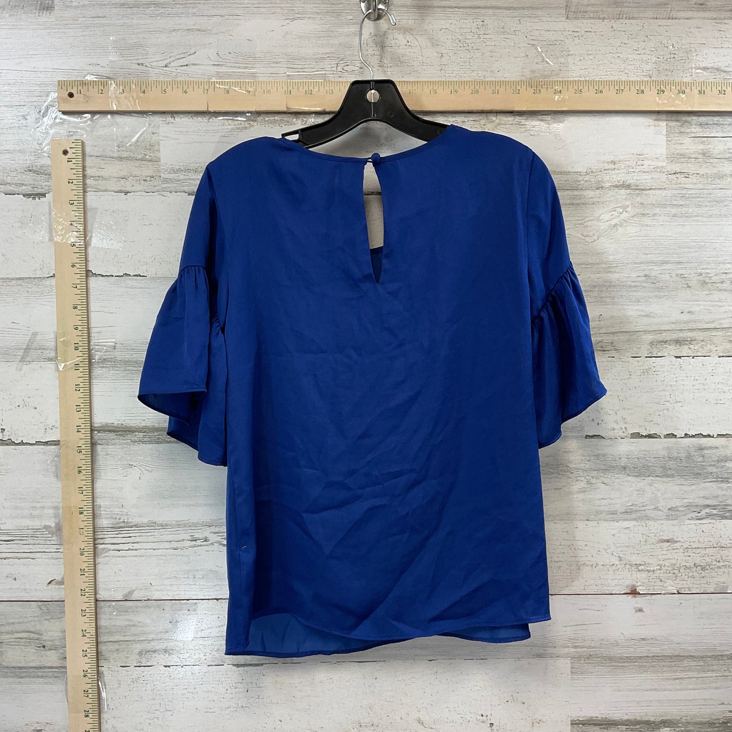 Blue Top Short Sleeve Cabi, Size Xs