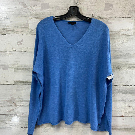 Sweater By Eileen Fisher In Blue, Size: L