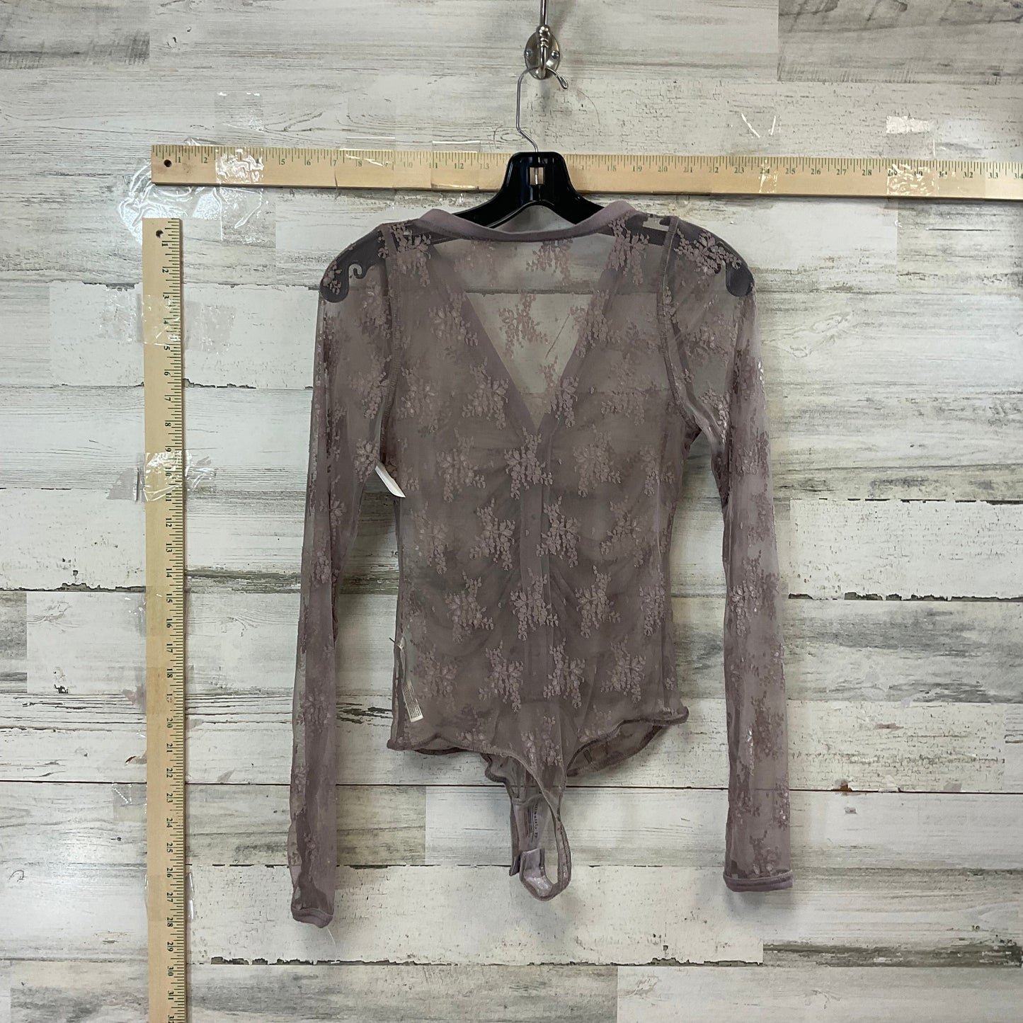 Brown Top Long Sleeve Free People, Size S