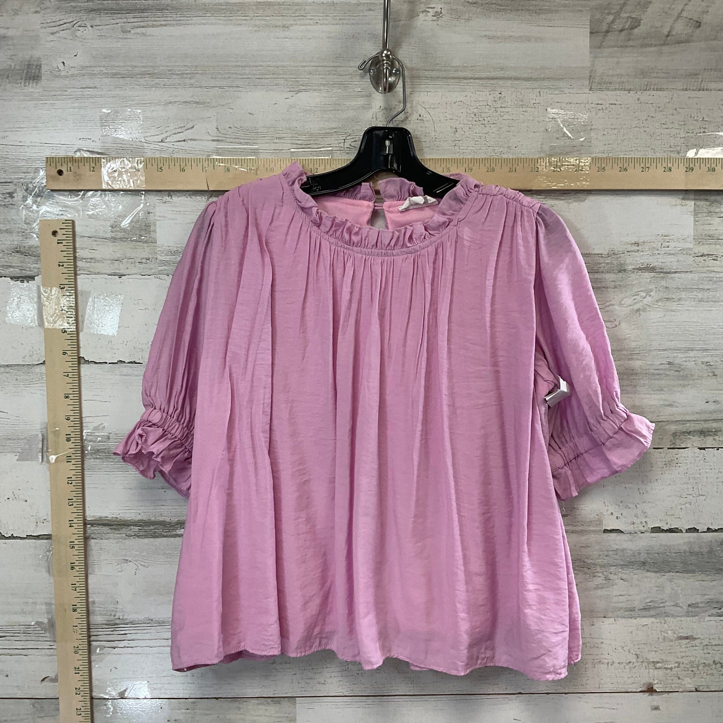 Pink Top Short Sleeve &MERCI, Size M