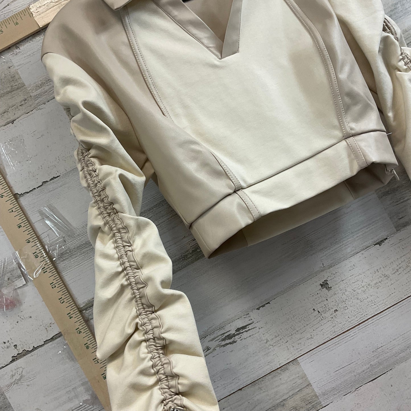 Beige Top Long Sleeve MANIÈRE DE VOIR, Size Xs