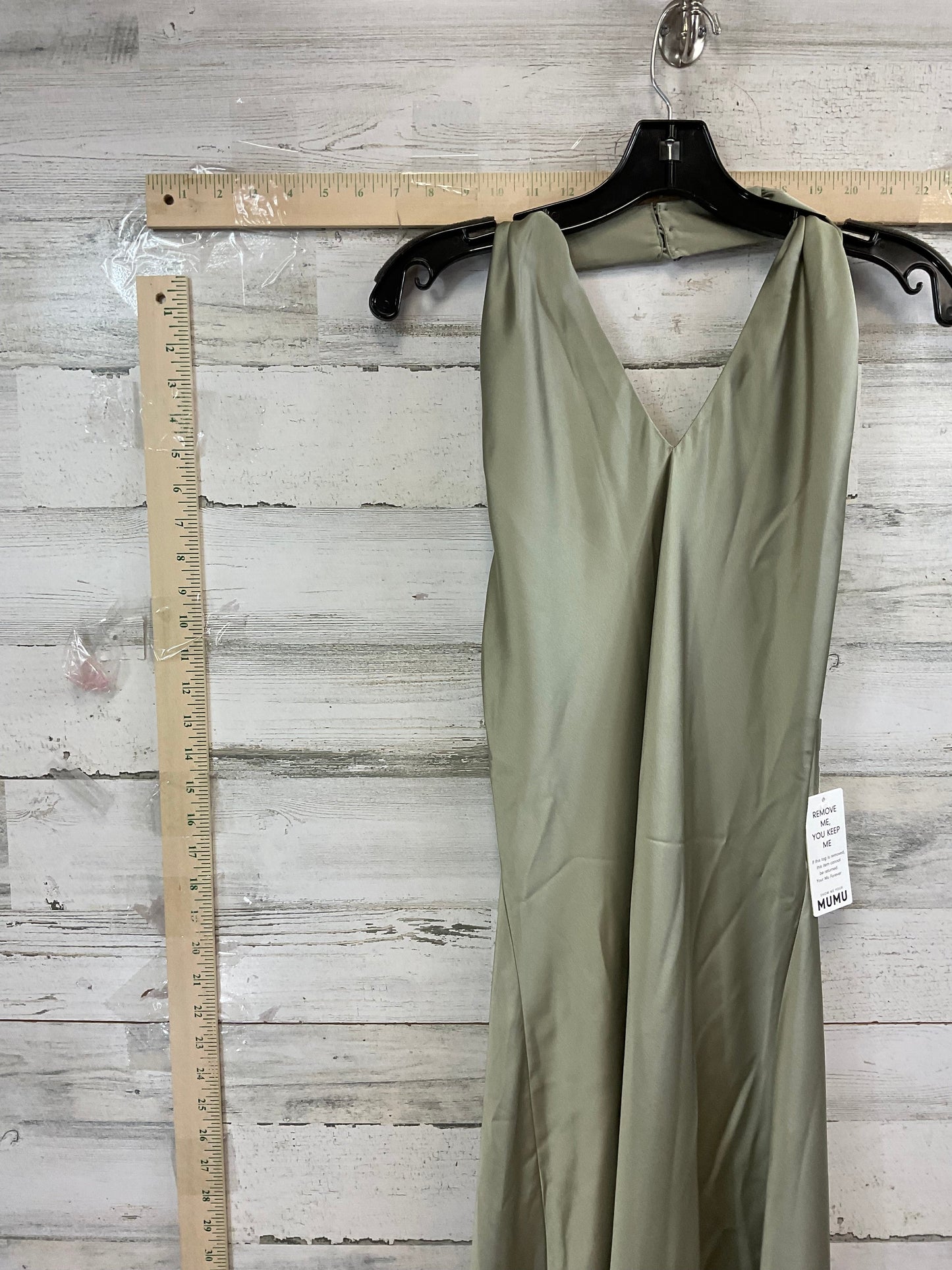 Green Dress Party Long Mumu, Size S