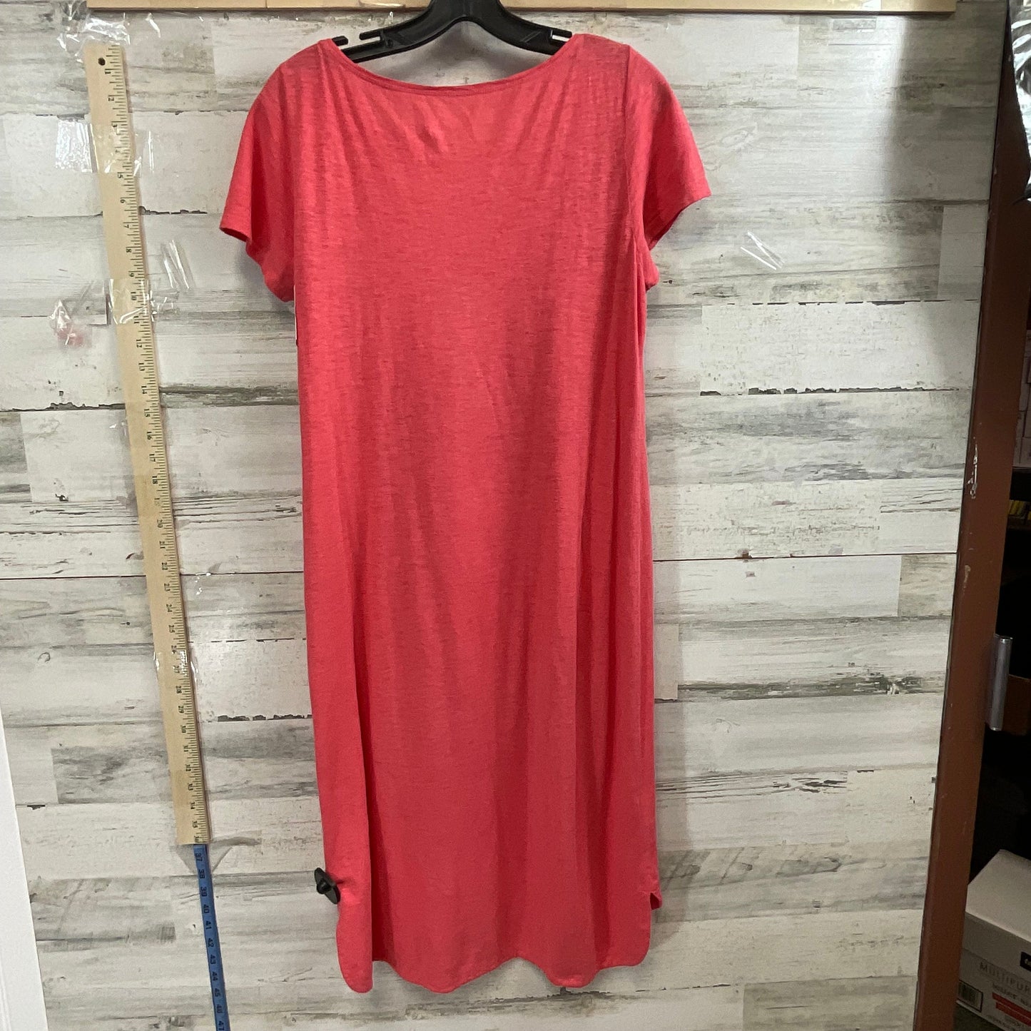 Orange Dress Casual Midi Eileen Fisher, Size S