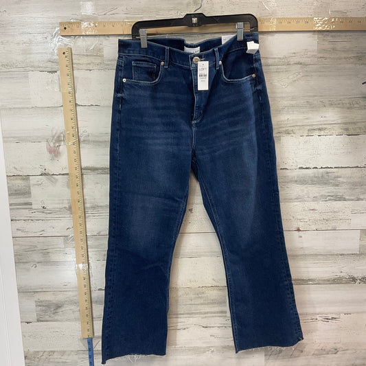 Blue Denim Jeans Flared Loft, Size 12