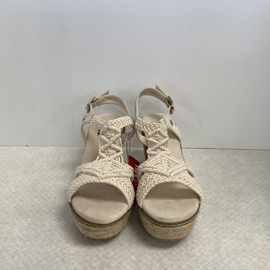 Tan Sandals Heels Wedge  XTI, Size 7.5