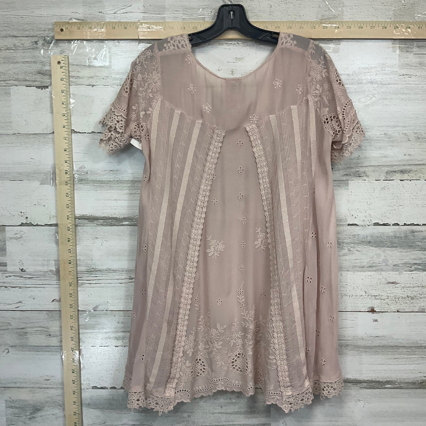 Beige Top Short Sleeve Johnny Was, Size Xs