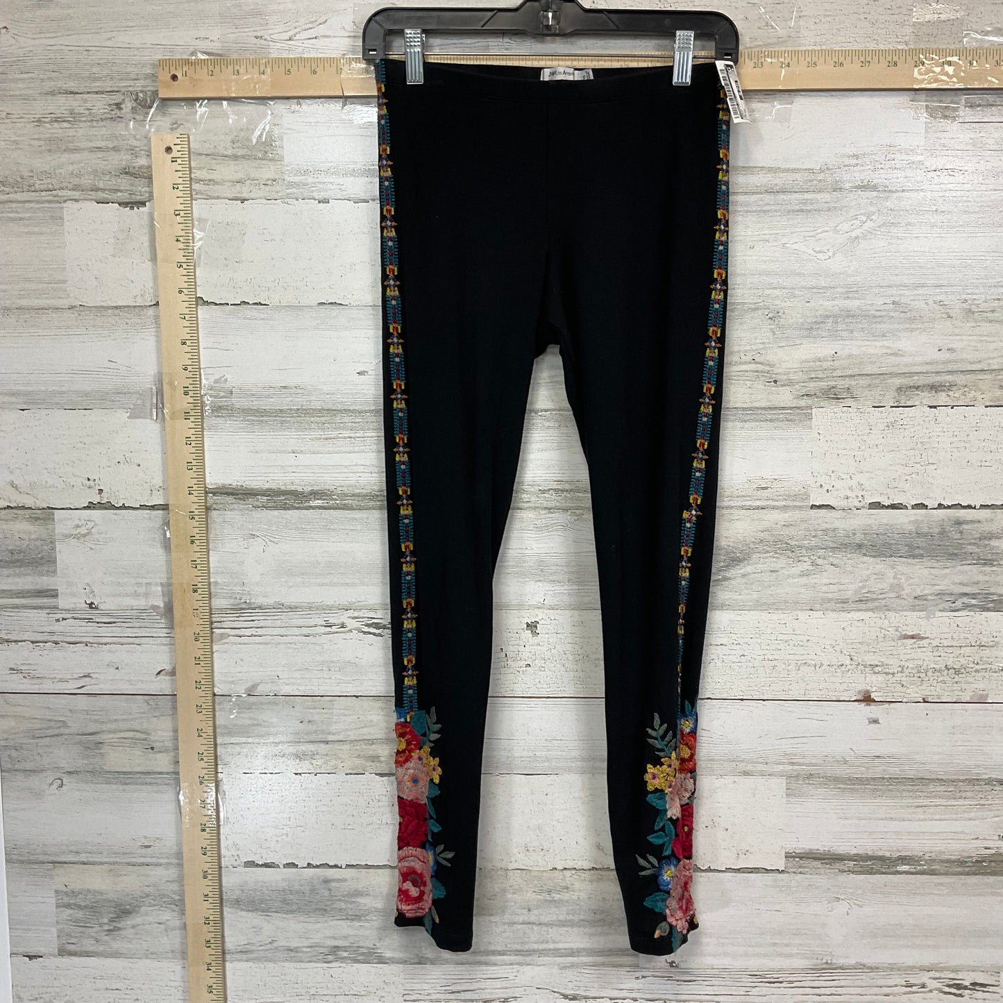 Black Pants Leggings Johnny Was, Size Xs