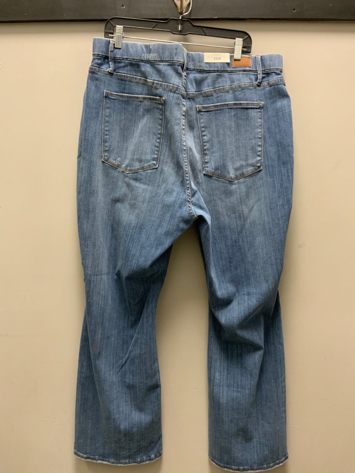 Jeans Boot Cut By Judy Blue In Blue Denim, Size: 22w